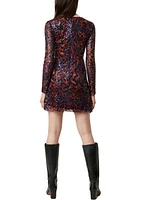 Long Sleeve Inari Embellished Sequin Dress