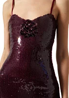 Beatrice Sequin Strappy Mini Dress