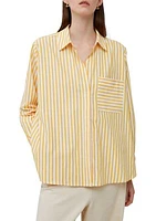 Thick Stripe Relaxed Popover Top