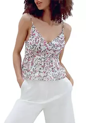 French Connection Floral Crinkle Camisole