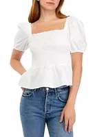 French Connection Artina Poplin Top