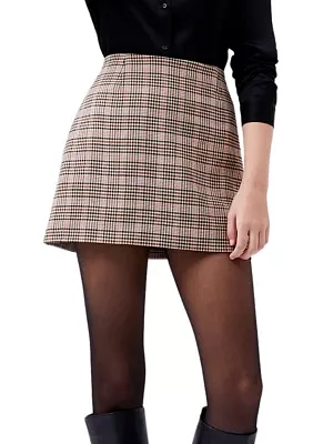 Gina Check Mini Skirt