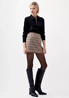 Gina Check Mini Skirt