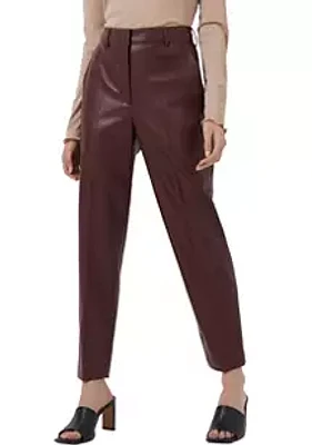 French Connection Crolenda Faux Leather Straight Pants