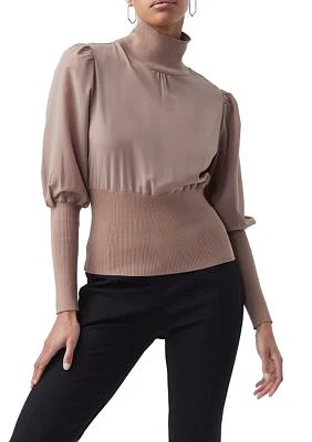 Krista Knit High Neck Sweater