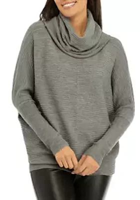 French Connection Baby Soft Ribbed Cowl Neck Jumper Sweater