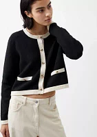 Contrast Cardigan