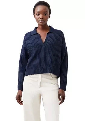 Vhari Collar Long Sleeve Jumper