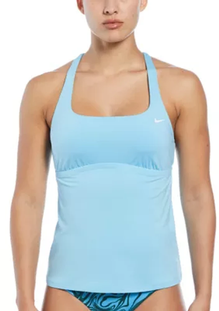 Essential Square Neck Tankini Swim Top