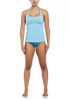 Essential Square Neck Tankini Swim Top