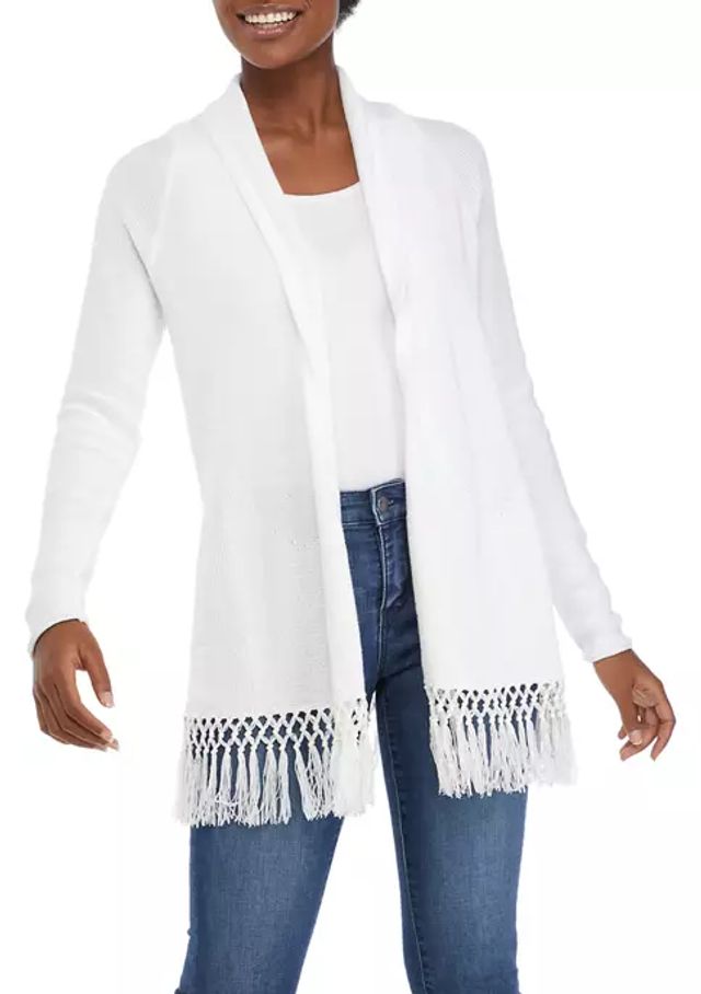 Belk Tatum Fringe Cardigan | The Summit