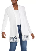 Tatum Fringe Cardigan