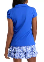 Women's Frida Scallop UPF 50+ Polo Shirt