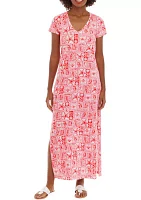 Women's Etta Short Sleeve Maxi Dress