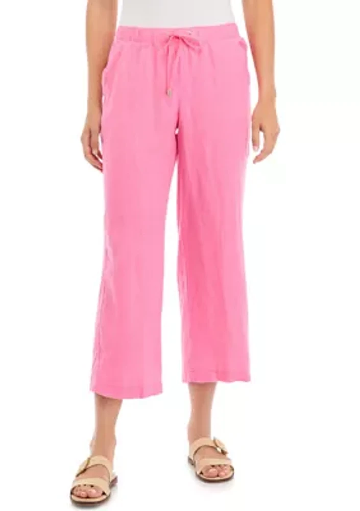 Women's Brawley Linen Crop Pants