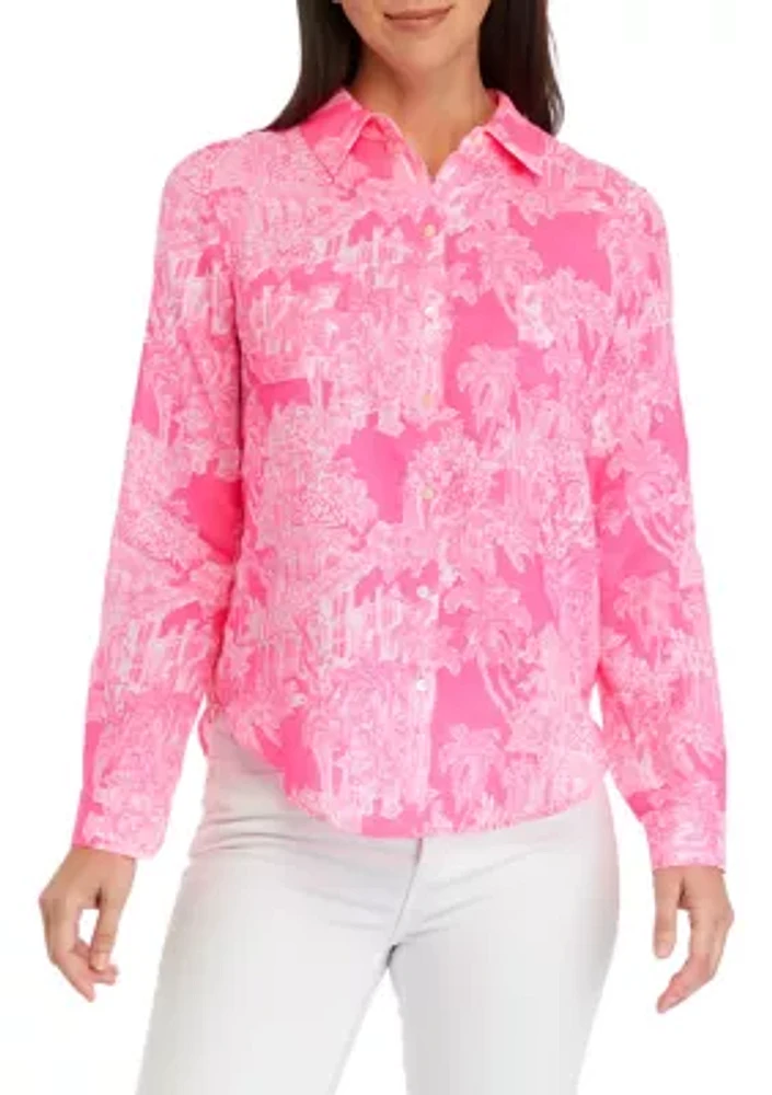 Women's Destination Palm Beach Printed Top