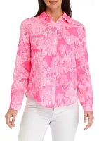 Women's Destination Palm Beach Printed Top