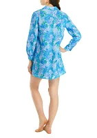 Women's Sea View Linen Swim Cover Up