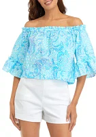 Women's Croix Off The Shoulder Linen Top