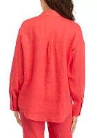 Women's Stevey Relaxed Linen Shirt