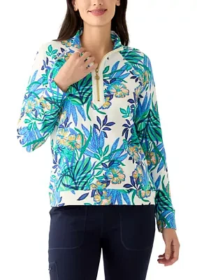 Women's Ashlee Luxletic Half Zip Pullover Sweatshirt