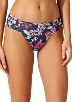 Summer Floral Reversible Hipster Swim Bottoms