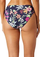 Summer Floral Reversible Hipster Swim Bottoms