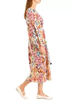 Women's Vista Cove Long Sleeve Midi Dress