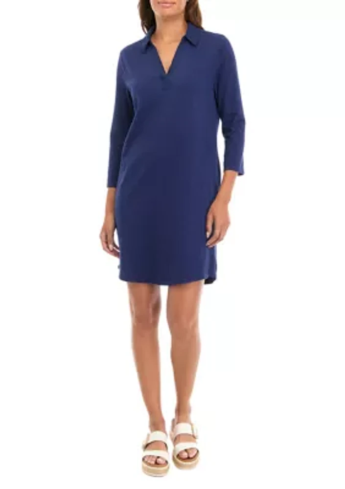 Women's Solid Jersey Dress