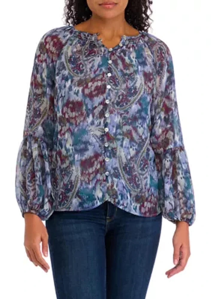 Women's Yoryu Printed Blouse