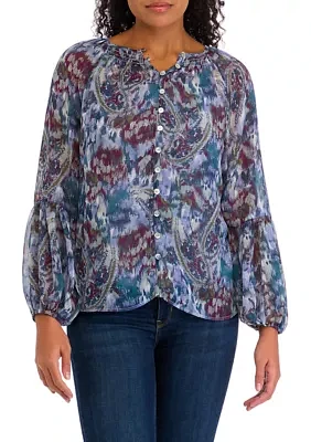 Women's Yoryu Printed Blouse