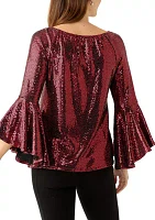 Women's Tulip Sleeve Disco Dream Blouse