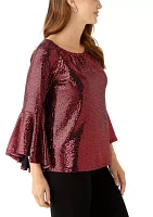 Women's Tulip Sleeve Disco Dream Blouse