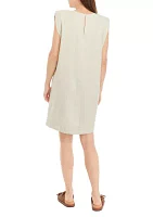 Women's Linen Sheath Dress