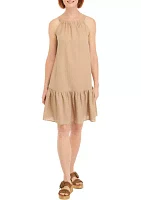 Women's Sleeveless Linen Dress