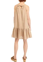 Women's Sleeveless Linen Dress