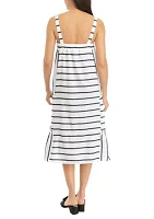 Women's Striped Sleeveless Dress