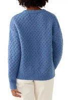 Women's Cable Knit Crew Neck Sweater