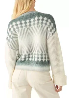 Women's Geometric Print Sweater