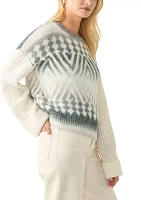 Women's Geometric Print Sweater