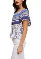 Women's Paisley Printed Blouse