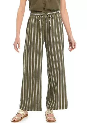 Women's Cotton Gauze Stripe Pants