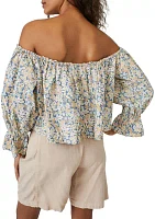 James Smocked Top