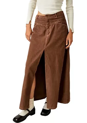 We The Free Come As You Are Cord Maxi Skirt