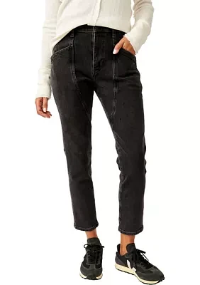 We the Free Beacon Mid Rise Slim Crop Jeans