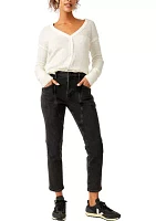 We the Free Beacon Mid Rise Slim Crop Jeans