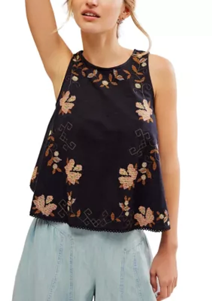 Fun and Flirty Embroidered Top