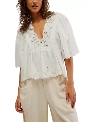 Costa Eyelet Top