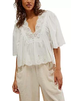 Costa Eyelet Top