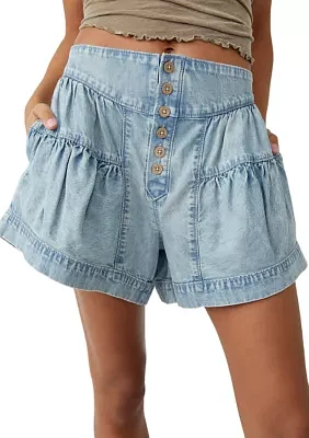 We The Free Fleur Denim Shorts